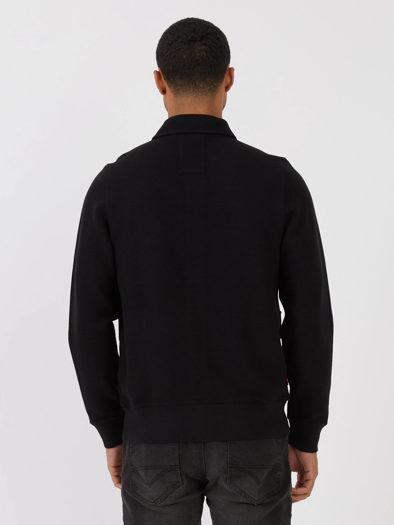 CRIBBS CAUSEWAY BUTTON THROUGH SWEAT CARDIGAN 4 CRIBBS CAUSEWAY BUTTON THROUGH SWEAT CARDIGAN - Image 4