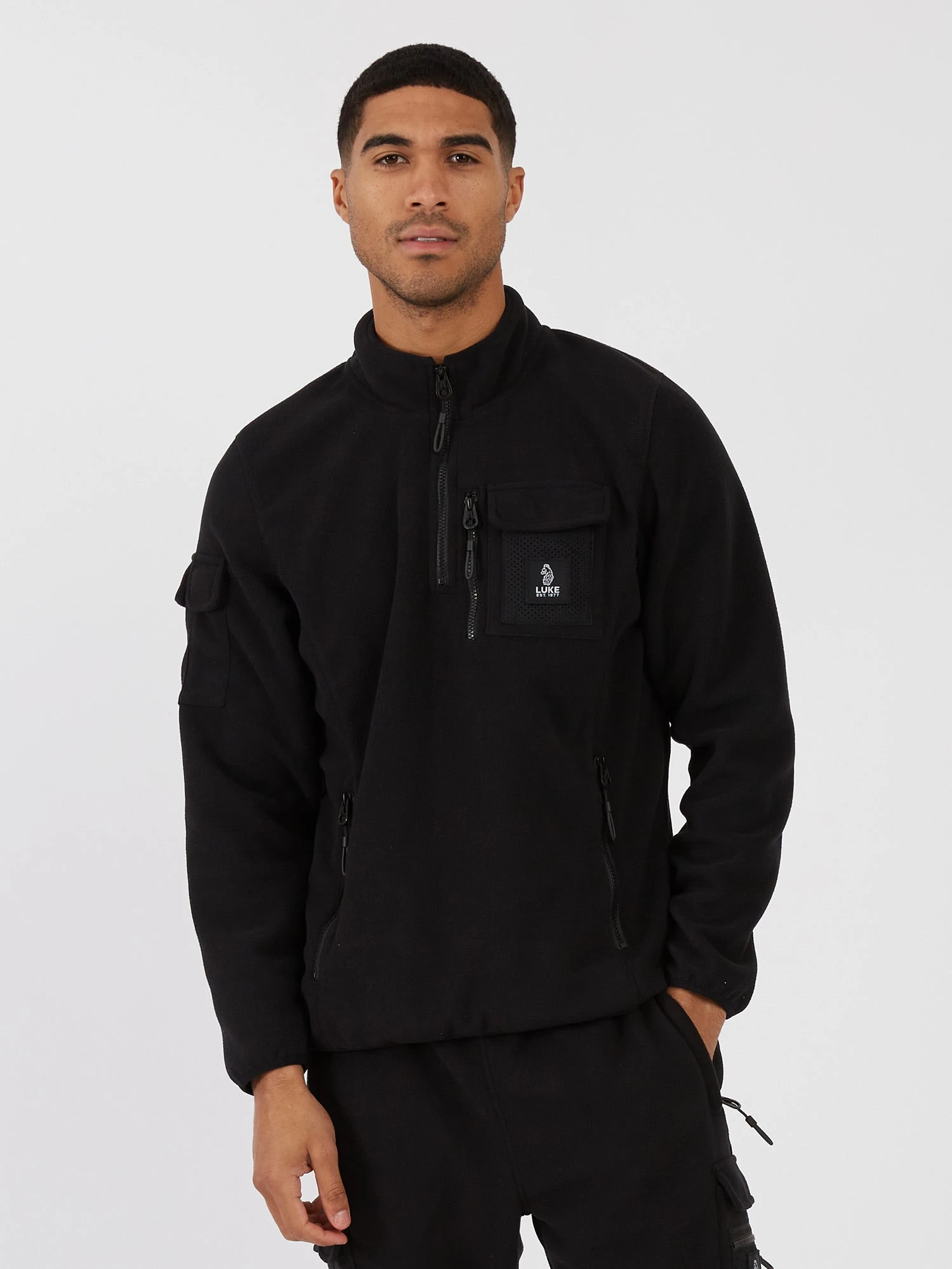 WARLOCK OVERHEAD FUNNEL NECK FLEECE SWEAT 2 WARLOCK OVERHEAD FUNNEL NECK FLEECE SWEAT - Image 2