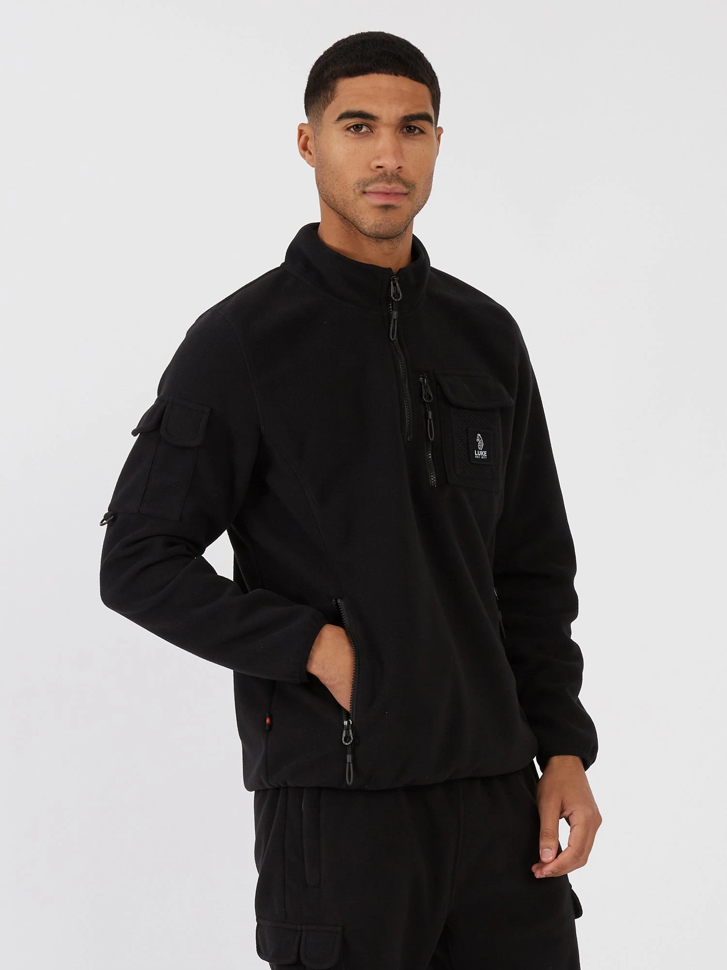 WARLOCK OVERHEAD FUNNEL NECK FLEECE SWEAT 3 WARLOCK OVERHEAD FUNNEL NECK FLEECE SWEAT - Image 3