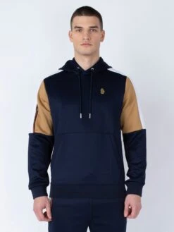 BEIJING HOODIE -Deals Simple Men Wear Store M730363 DARKNAVY CARAMEL 1