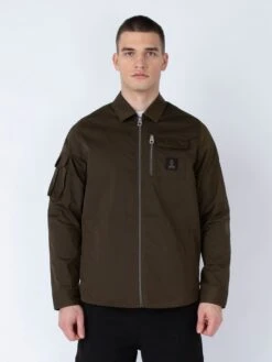 VIETNAM ZIP THROUGH JACKET 10 VIETNAM ZIP THROUGH JACKET -Deals Simple Men Wear Store M730750 DARKGREEN 1