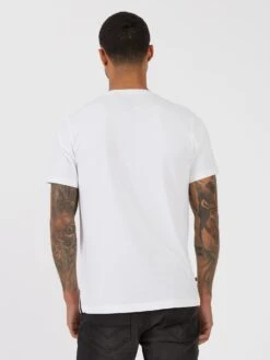 6 OCLOCK SHADOW PRINTED T-SHIRT -Deals Simple Men Wear Store M740151 WHITE 3