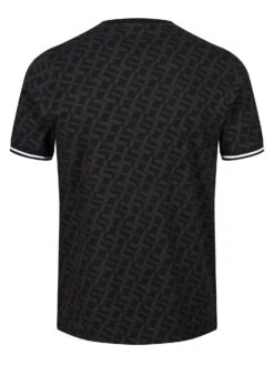 SHIREOAK OVERPRINT T-SHIRT 11 SHIREOAK OVERPRINT T-SHIRT -Deals Simple Men Wear Store M750155 BLACK 5A