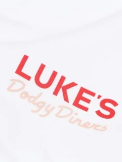 DODGY DINERS JELLIED EELS PRINTED T-SHIRT -Deals Simple Men Wear Store M750166 EELSTEE WHITE 3