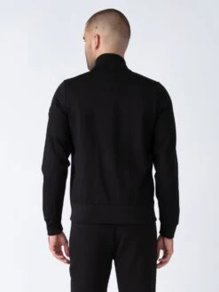 SICILY ZIP THROUGH SWEAT 14 SICILY ZIP THROUGH SWEAT -Deals Simple Men Wear Store M750301 BLACK 4