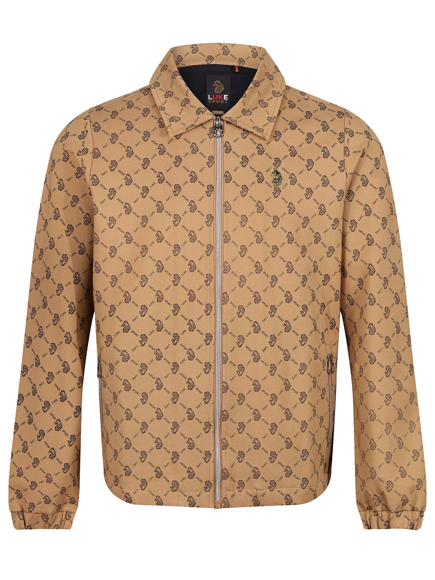 SHAW OVERPRINT ZIP THROUGH SWEAT 1 SHAW OVERPRINT ZIP THROUGH SWEAT