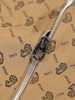 SHAW OVERPRINT ZIP THROUGH SWEAT 12 SHAW OVERPRINT ZIP THROUGH SWEAT -Deals Simple Men Wear Store M750355 CARAMEL 3