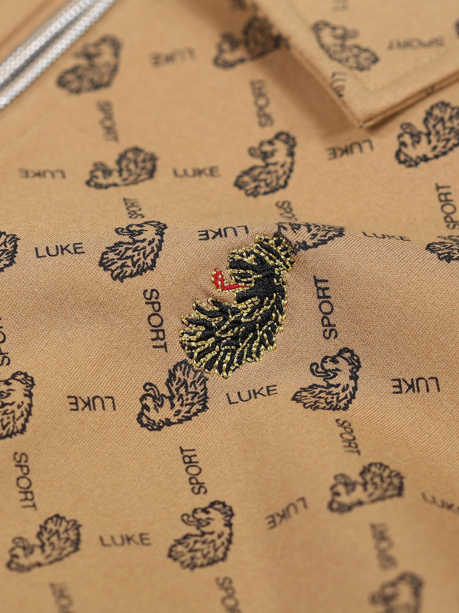 SHAW OVERPRINT ZIP THROUGH SWEAT 7 SHAW OVERPRINT ZIP THROUGH SWEAT - Image 7