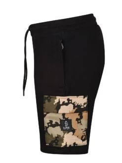 ACTIVE SWEAT SHORTS -Deals Simple Men Wear Store M750358 BLACK 3