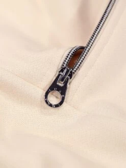 DAVAO ZIP NECK SWEAT -Deals Simple Men Wear Store M750367 ECRU 3 ca0af26a 6e5b 4789 96fa b464e179c35c