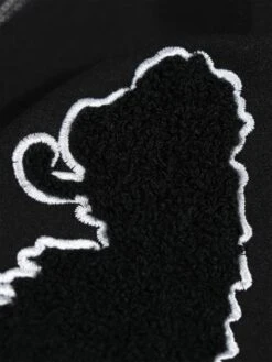 HARVARD VARSITY JACKET 20 HARVARD VARSITY JACKET -Deals Simple Men Wear Store M750752 BLACK 5