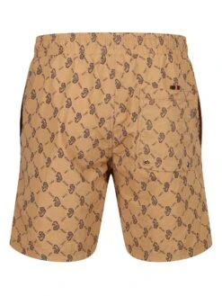 ANDRES OVERPRINT SWIM SHORTS 13 ANDRES OVERPRINT SWIM SHORTS -Deals Simple Men Wear Store M751050 CARAMEL 2