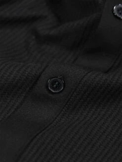 LARRY TEXTURED SLIM FIT SHIRT -Deals Simple Men Wear Store M751401 BLACK 4