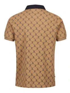 HENDERSON ZIP NECK POLO -Deals Simple Men Wear Store M751450 CARAMEL 2