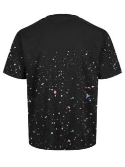 ST KITTS PAINT SPLATTER T-SHIRT 11 ST KITTS PAINT SPLATTER T-SHIRT -Deals Simple Men Wear Store M760157 JETBLACK 5A