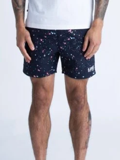 SAMUI PAINT SPLATTER SWIM SHORTS