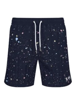 SAMUI PAINT SPLATTER SWIM SHORTS -Deals Simple Men Wear Store M761050 NAVY 1