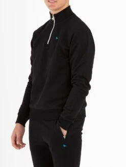Modern Amusement THE PIER ZIP FUNNEL SWEATSHIRT -Deals Simple Men Wear Store MO650310 black 3